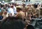 சென்னையில் ஊர்க்காவல்படையினர் ஆர்ப்பாட்டம்...