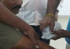 விருதுநகர் மாவட்ட டி எஸ் பி  யை அரிவாளால் வெட்டிய நபர் கைது...