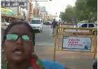 காவலரை தரக்குறைவாக பேசும் பெண்...