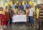 உயிர் இழந்த காவலர் ராமசாமி  குடும்பத்திற்கு 13 லட்சம் நிவாரணம் வழங்கும் நிகழ்ச்சி தேனி மாவட்டத்தில்   நடைபெற்றது...  