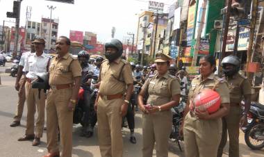 கூடுதல் கண்காணிப்பாளர் பழனிக்குமார் தலைமையில் சாலை பாதுகாப்பு வார விழா...