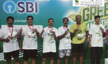 சென்னையில் SBI நடத்திய SBI Green மாரத்தான் 2020 நிகழ்ச்சி...