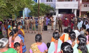 நெல்லையில் தேர்தல் பாதுகாப்பு மற்றும் விழிப்புணர்வு பேரணி...