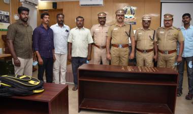 அரியலூர் மாவட்டத்தில் நீண்ட நாட்களாக பல இடங்களில் கைவரிசை காட்டிய வழிப்பறி கொள்ளையன் கைது...