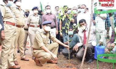 சென்னை பெருநகர காவல் ஆணையாளர் மரக்கன்றுகள் நடும் நிகழ்ச்சியை துவக்கி வைத்தார்...