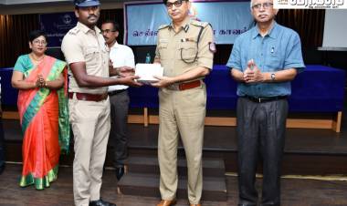சென்னை பெருநகர காவல் ஆணையாளர் சங்கர் ஜிவால், இ.கா.ப., அவர்கள் இரத்த அழுத்த பரிசோதனை கருவிகளை சென்னை காவல்நிலையங்களுக்கு வழங்கினார்...