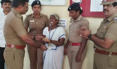 பெண் ஊழியரிடம் திருட்டு போன தாலி சங்கிலியை நூதன முறையில் மீட்ட குற்றப்பிரிவு இன்ஸ்பெக்டர் இசக்கிபாண்டியன் 