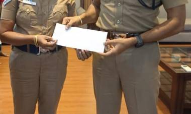 தமிழ்நாடு காவல்துறையின் பெண் தலைமை காவலருக்கு தேசிய குற்ற ஆவண காப்பகத்தின் விருது…