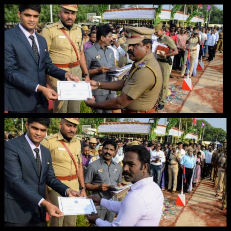 சிறப்பாக பணிபுரிந்த  தூத்துக்குடி மாவட்ட காவல் துறையினருக்கு தமிழக அரசின் பதக்கம்...