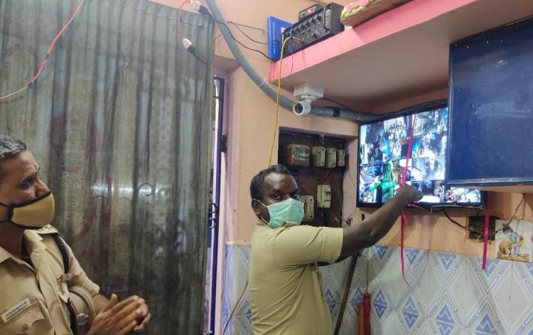 புளியந்தோப்பு துணை ஆணையாளர் புதிதாக பொருத்தப்பட்ட 30 சிசிடிவி கேமராக்களை துவக்கி வைத்தார்...