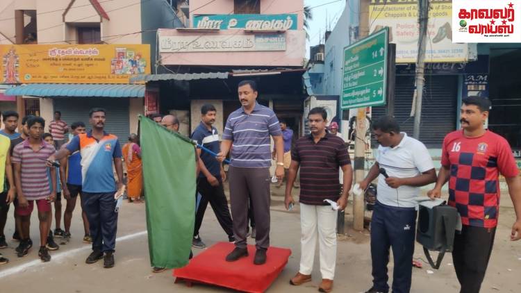 மதுரை மாவட்ட காவல் துறை கண்காணிப்பாளர் வி. பாஸ்கரன் தலைமையில் மினி மாரத்தான் போட்டி...