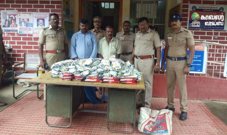 கூடலூர் காவல் ஆய்வாளர் பிச்சை பாண்டியன் தலைமையிலான காவல்துறையினர் இரண்டு லட்சம் மதிப்பிலான புகையிலை பொருட்களை பதுக்கிய இருவரை கைது செய்தனர்...