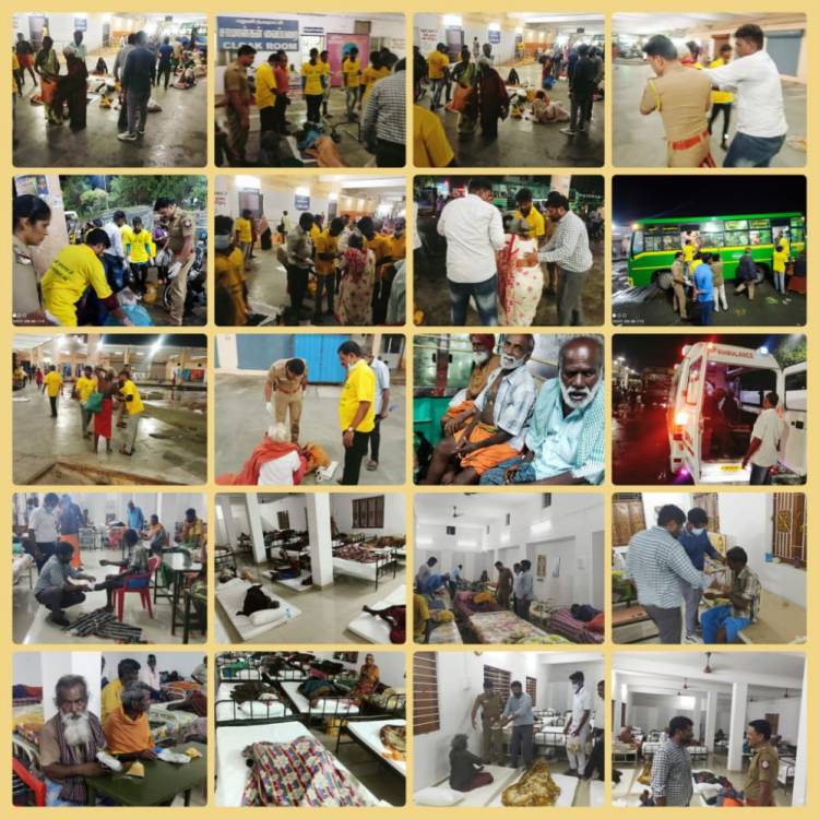 ஆதரவற்ற 71 நபர்களை மீட்டெடுத்த பழனி நகராட்சி மற்றும் பழனி நகர் காவல்துறை...