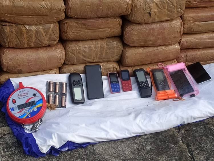 Seizure of 300 kgs of Ganja and 500 gms of Hashish Oil by NCB...